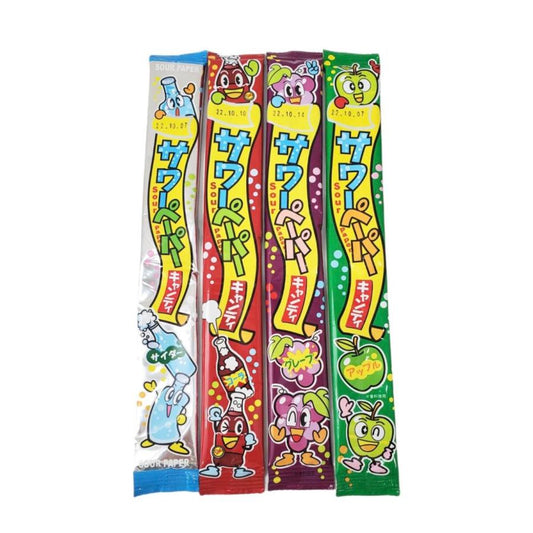 お菓子 やおきん サワーペーパー キャンディ 4種×8個 計32個 駄菓子