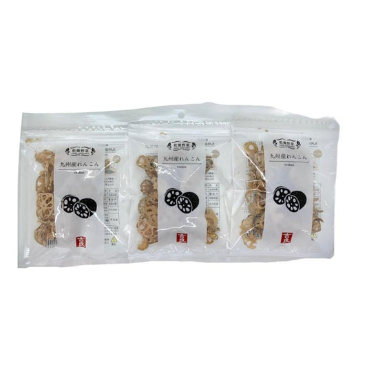吉良食品 乾燥野菜 九州産れんこん 3袋セット