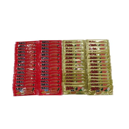 お菓子 菓道 人気の2種セット 蒲焼さん太郎 焼肉さん太郎 《各30枚入り》駄菓子 おつまみ イベント お中元 お祭り