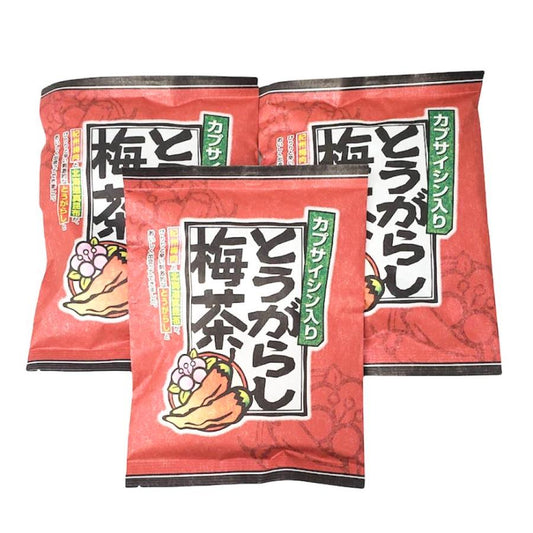 マン・ネン とうがらし梅茶 2g×24袋入 3個セット カプサイシン入り