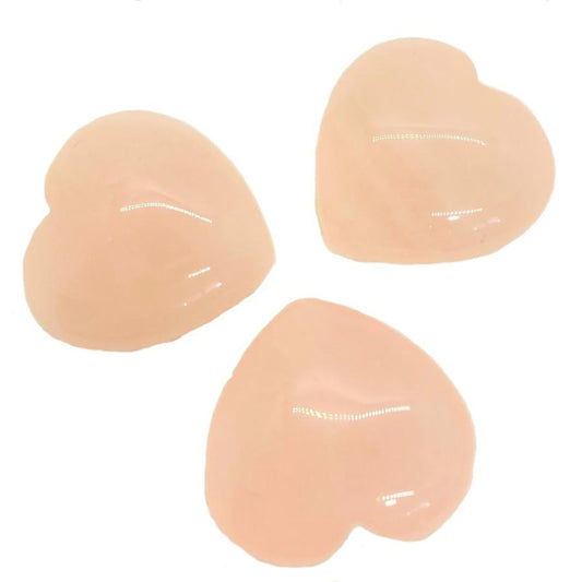 ハート型ローズクオーツ 3個セット