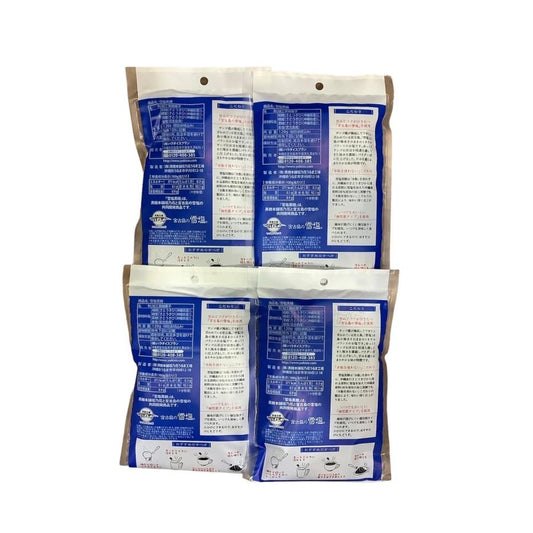 雪塩黒糖 120g×4袋 個包装 宮古島の雪塩使用 加工黒糖 沖縄 お土産 黒糖本舗 垣乃花