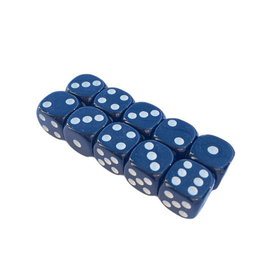 サイコロ 10個セット 黒 6面 点字 ダイス ボードゲーム 道具