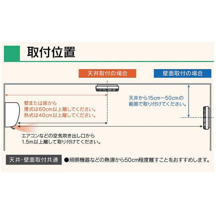 能美防災 住宅用火災警報器 グッドデザイン賞受賞 煙式 FSKJ225-B-N 【コンパクトタイプ】