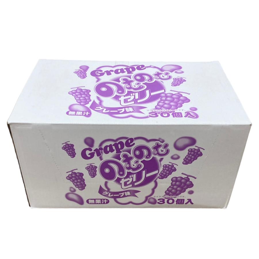ケース売り のむのむゼリー グレープ味 60g×30個 おやつ ゼリー飲料 清涼飲料水