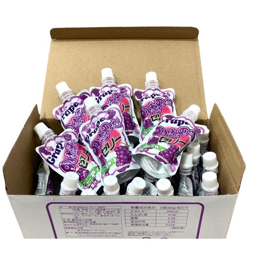 ケース売り のむのむゼリー グレープ味 60g×30個 おやつ ゼリー飲料 清涼飲料水