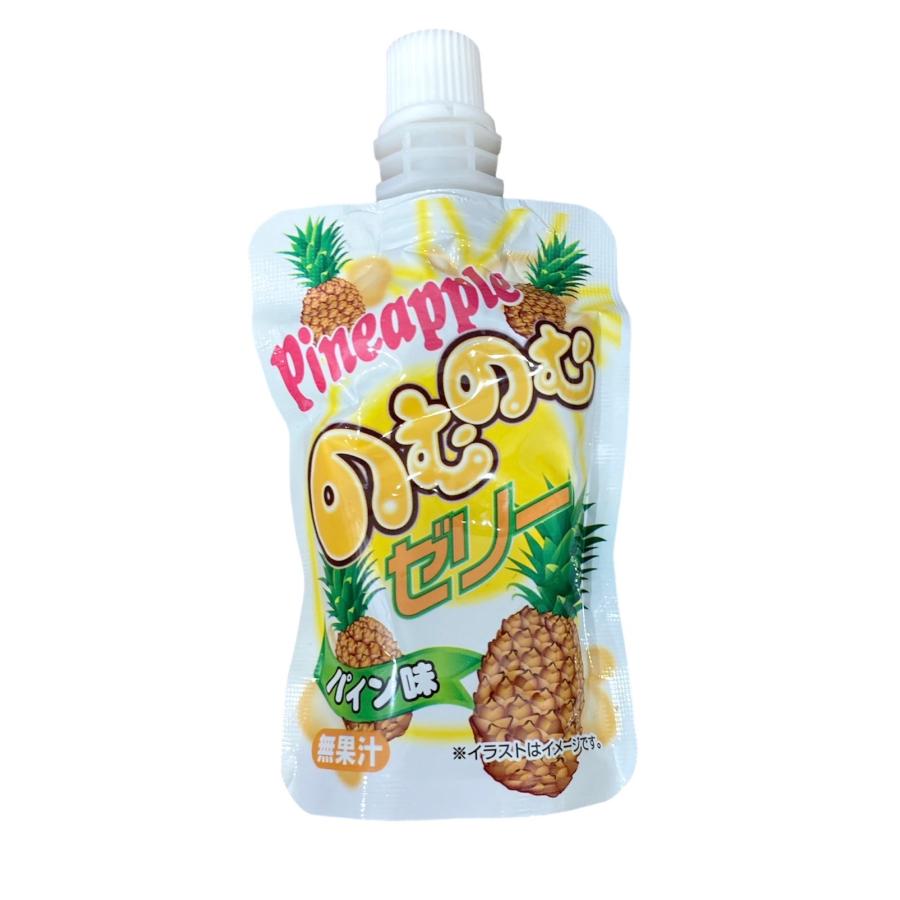 ケース売り のむのむゼリー パイン味 60g×30個 おやつ ゼリー飲料 清涼飲料水