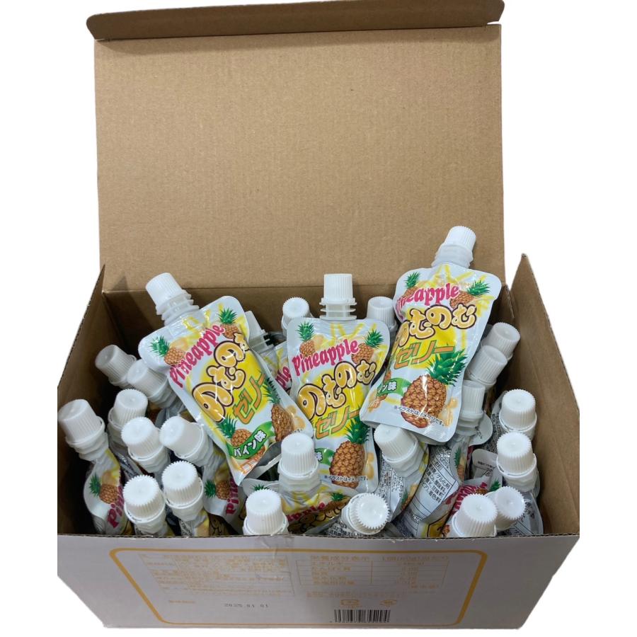 ケース売り のむのむゼリー パイン味 60g×30個 おやつ ゼリー飲料 清涼飲料水
