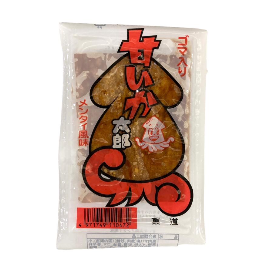 菓道 甘いか太郎 メンタイ風味 ゴマ入り 30枚 駄菓子 おつまみ おやつ