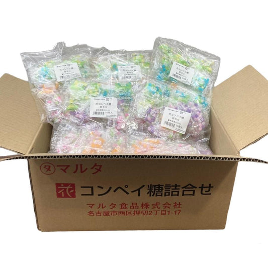 ケース売り マルタ食品 花コンペイ糖 詰合せ 50個入×12袋 個包装 1ケース 駄菓子 こんぺい糖 コンペイトウ
