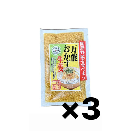 万能おかず生姜　上沖産業　130g×3袋セット