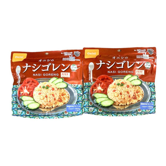 尾西　ナシゴレン　80ｇ(できあがり192ｇ)×2袋　長期保存食アルファ米　非常食　お湯か水を注ぐだけ