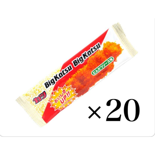 お菓子　駄菓子　菓道　ビッグカツ　とんかつソース味　20枚入　Big Katsu　Bigカツ　おやつ　おつまみ