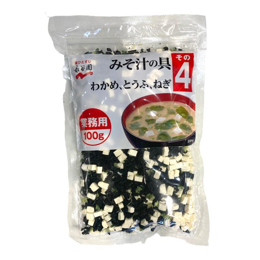 永谷園 みそ汁の具 その4  わかめ とうふ ねぎ100ｇ 業務用 簡単