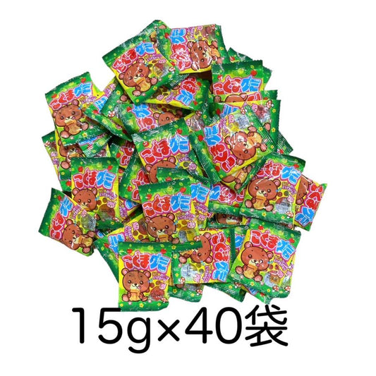 お菓子 駄菓子 やおきん こぐまグミ 15ｇ×40個  大容量 小袋 おやつ
