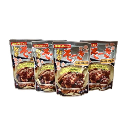 オキハム 軟骨そーき　柔らかスペアリブ 165ｇ×4袋 ごぼう入り 沖縄 惣菜 おつまみ 温めるだけ ソーキ