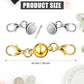 ネックレス ブレスレット マグネット《 留め具 ６点セット》 アクセサリー パーツ 手作り エンドパーツ 磁石 金属パーツ