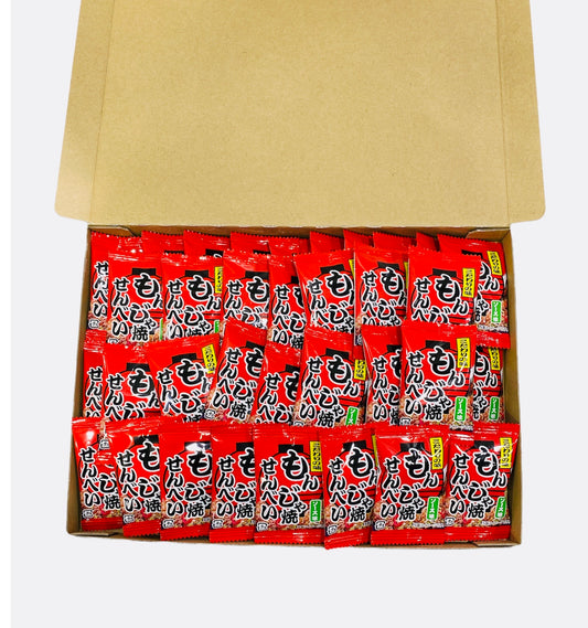 お菓子　もんじゃ焼せんべい 50入(ソース味）タクマ食品